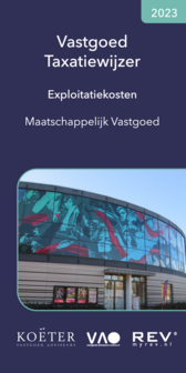 Vastgoed Taxatiewijzer Exploitatiekosten Maatschappelijk Vastgoed 2023