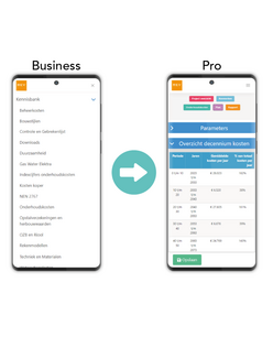 Upgrade van BUSINESS naar PRO Upgrade van BUSINESS naar PRO